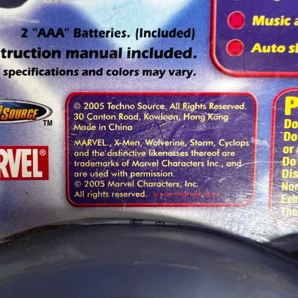 Marvel X-Men Sentinel Assault LCD Handheld Video Game 2005 Wolverine Deadpool